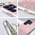 thumbnail image 5 of Compatible with Samsung S23 Ultra Case Clear Glitter Silicone, Phone Case Samsung Galaxy S23 Ultra Case Glitter Sparkle Pink Shockproof Thin Cover (Pink), 5 of 14