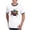 Navy/White, variant on - Pugs Ninja T Shirt Men's Ringer T Shirt - 100% Cotton Ringed T-Shirt
