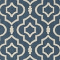 thumbnail image 2 of Safavieh Courtyard Navy Indoor Outdoor Rug - Round 6'7", 2 of 5