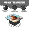 thumbnail image 2 of Hitch Cover Fits For 2-Inch Hitch,Horse Running Beside Beach In Summerrubber Trailer Hitch Cover Tube Plug Insert,Car Exterior Accessories, Receiver Tube Hitch Plug, 2 of 6