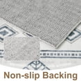 thumbnail image 3 of Area Rug 5x7 Black, Washable Boho Large Living Room Rugs Non-Slip, Ultra Soft Geometric Traditional Farmhouse Carpet for Dining Room Bedroom Dorm Office Home Décor, 3 of 6