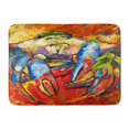 thumbnail image 1 of Carolines Treasures JMK1107RUG Bleu Crabe Rouge Machine Lavable Mémoire Tapis de Mousse, 1 of 4