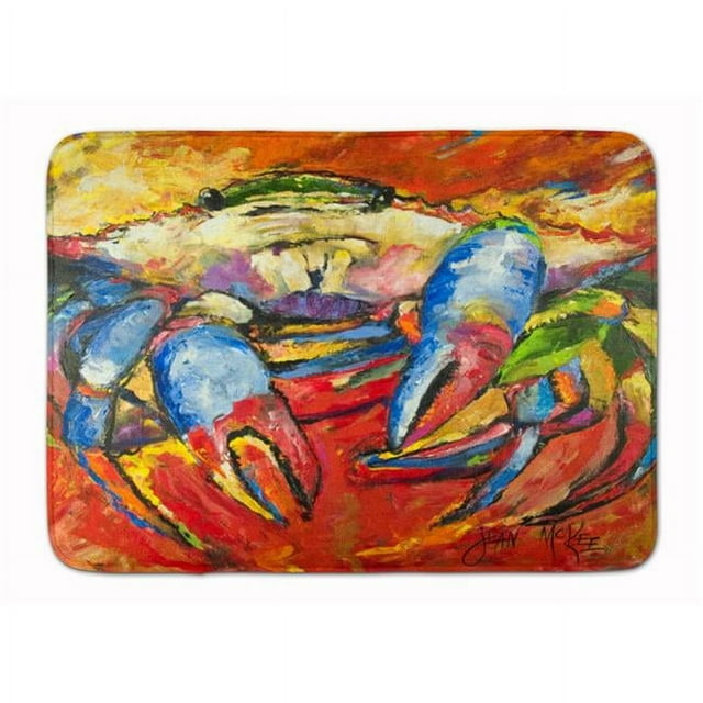 Carolines Treasures JMK1107RUG Bleu Crabe Rouge Machine Lavable Mémoire Tapis de Mousse