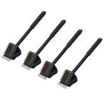 thumbnail image 1 of Miangastore Brosse à Récurer pour Gril d'Extérieur, Conception Ergonomique, Lot de 4, 14,2 X 3 Po, Noir, 1 of 8