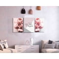 thumbnail image 2 of Set De 3 Cuadros Decorativos Rosas Rosas Con Frase Only Ideas Creativas  Cuadro sublimado en tela, 2 of 2
