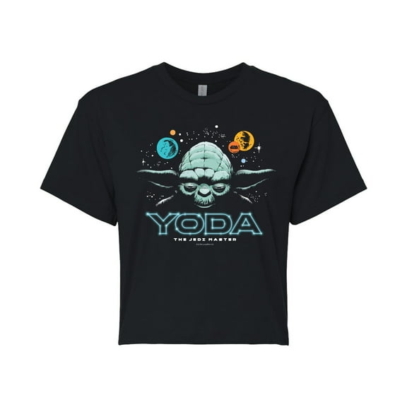 Star Wars - Yoda Jedi Master - Juniors Cropped Tee