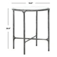 thumbnail image 3 of SAFAVIEH Couture Jessa Glam Glass Top Metal Round End Table, Silver, 3 of 8