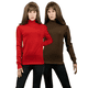thumbnail image 1 of Set De 2 Sueteres Mujer De Cuello Alto Unitalla Sueteres Dama Sweaters, 1 of 5