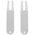 thumbnail image 1 of KAKOWELY 2 Pcs Fourchettes de Golf en Acier Inoxydable Outils de Réparation de Pelouse de Golf Extérieur Fourchettes de Golf, 2.95"X0.63"X0.04 Pouces, 1 of 4