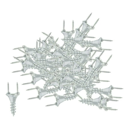 

50 Pieces Double Headed Screw Self Tapping Special Nails Home Building Materials Installation for Solid Wood Moldings line 1.5mm