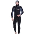 thumbnail image 1 of Tamaño de traje de baño con capucha con capucha de protección UV con cremallera lateral Traje de surf para buceo Natación Snorkeling Scuba Surfing Surfing S 5mm Speravity OD003703-01, 1 of 7