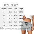 thumbnail image 4 of Stichou Women's Shorts Drawstring Elastic Waist Casual 2026 Summer Spring Comfortable Workout Running Gym Shorts Black M, 4 of 10