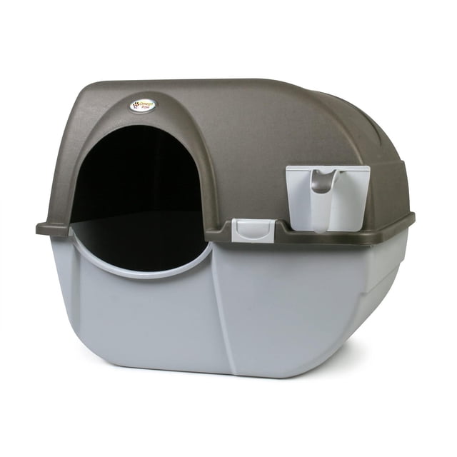 Caja de Arena de Limpieza Automática Omega Paw Peltre Roll 'n Clean Regular
