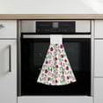 thumbnail image 6 of Yiaed Tulips Flowers Print Coral Velvet Wipes Absorbent Wipes Cleaning Cloths Household Table and Dish Wiping Cloths, 6 of 7