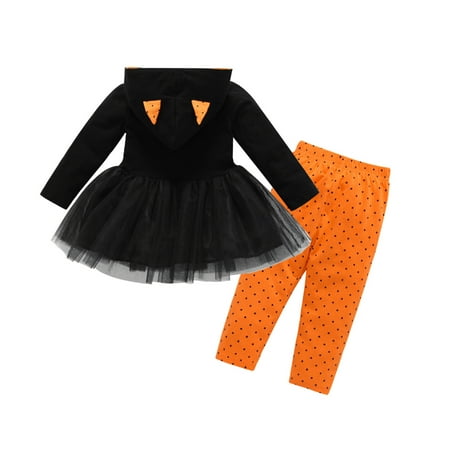 

dmqupv Baby Girl Clothes 0-6 Months Toddler Baby Girls Letter Long-sleeved Hooded Gifts for Newborns Girls Black 12-24 Months