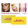thumbnail image 4 of Paleta de iluminadores en crema de 8 colores | Brillo duradero y luminoso para rostro, ojos y mejillas | Tonos Glint Rose Copper | Fórmula cremosa y fácil de mezclar | Estuche compacto portátil, 4 of 9