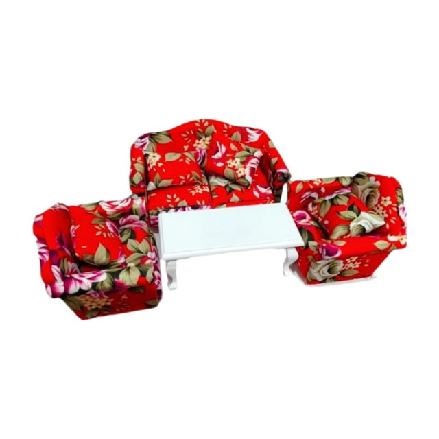 Muebles para casa de muñecas a escala 1:12, sofá, accesorios para escenas de casa de muñecas, decoración para casa de muñecas. estilo A