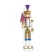 thumbnail image 2 of 2 figuras de cascanueces de madera para decorar fiestas navideñas. Violeta, 2 of 9