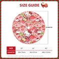 thumbnail image 5 of Lsque Sanrio Print Christmas Tree Skirt with Ties and Velcro,Xmas Holiday Decorations, Adjustable Tree Skirt-36", 5 of 6