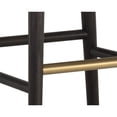 thumbnail image 7 of Sunpan Monae 30" Modern Faux Leather Barstool with Brown Wood Legs in Cream, 7 of 7