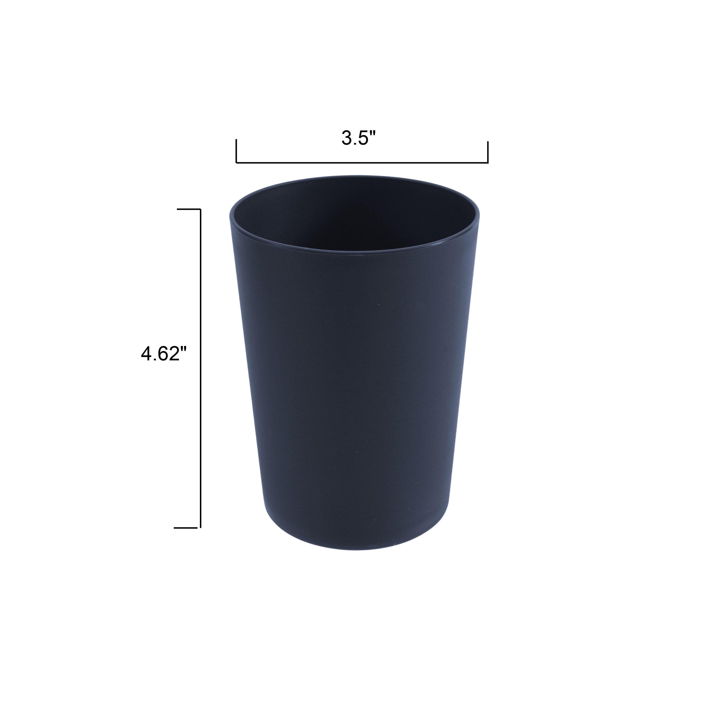 Mainstays Dark Blue Round Plastic Tumbler, 18 oz