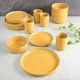 thumbnail image 2 of Gap Home Color Matte 16-Piece Round Yellow Stoneware Dinnerware Set, 2 of 8
