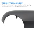 thumbnail image 4 of Tapa De Cristal Para Espejo Retrovisor, Cubierta De Espejo Retrovisor Abs Resistente A Los Arañazos, Carcasa Para Espejo Retrovisor Compatible Con Ford Transit Mk6 Mk7 00-14 Oe:2C11-17D720-Aa Monstrate VI009214-01, 4 of 7