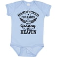 thumbnail image 3 of Inktastic Handpicked for Earth by My Granny in Heaven with Angel Wings Boys or Girls Baby Bodysuit, 3 of 5