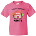 thumbnail image 3 of Inktastic Book My Reservation I'm Going to Nana's- House Youth T-Shirt, 3 of 5