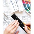 thumbnail image 2 of Ensemble de Règles Triangulaires en Alliage d'Aluminium Outils de Géométrie pour Étudiants et Professionnels, 2 of 6