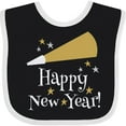 thumbnail image 3 of Inktastic Happy New Year Holiday Boys or Girls Baby Bib, 3 of 4