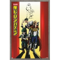 My Hero Academia: Season 4 - One Sheet Wall Poster, 14.725" x 22.375" Framed