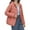 Pink, variant on Women's Premium 90 Down Jacket Hooded Winter Coat Lightweight Warm Compressible Outerwear With Carry Pouch
