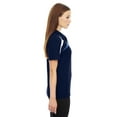 thumbnail image 2 of North End Ladies' Impact Performance Polyester Pique Colorblock Polo - 78645 - NIGHT Extra Small, 2 of 3