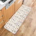 thumbnail image 5 of Farm Autumn Pumpkins Kitchen Floor Mats, Retro Fall Leaf Vegetable 2 PCS Anti Fatigue Area Runner Rugs Set Cotton Linen Non-Slip Bathroom Comfort Standing Mat Home Decor, 5 of 6