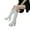 White, variant on Cameland Fall/Winter New Round Head Thick High Heel Lace Up Knight High Barrel Leather Boots