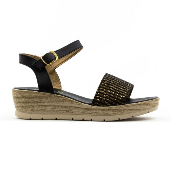 Zapatillas para Mujer Via Bella 1301 negro 24.5