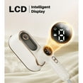 thumbnail image 3 of Portable Handheld Steamer Iron - Travel Steamer Iron for Clothes 4Mode With Led Screen, Foldable Travel Steamer Iron For Clothes Remover, Garment Steamer for Home, Dorm, Travel, White, 3 of 7