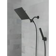 thumbnail image 2 of Delta Raincan Shower Head & Hand Held Combo - 75527-BL - Matte Black, 2 of 11