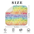 thumbnail image 4 of Pioneer Flower Floral Print Pattern Dish Drying Mat for Kitchen 1 Pack, Ultra Absorbent Microfiber Dishes Drainer Mats,16"x18", 4 of 6