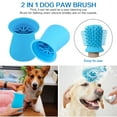 thumbnail image 5 of Plush Dog Paw Cleaner Cup Pet Foot Washer Dog Cleaning Brush Claws Massage Grooming, 5 of 8