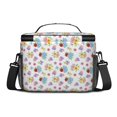thumbnail image 3 of Lunch Box Pioneer Flower Floral Print Pattern Insulated Lunch Bag for Women Men,Medium Leakproof Lunchbox Cooler Bag Adjustable Strap,10 X 6.7 X 8 Inches, 3 of 6