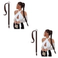thumbnail image 2 of ziyahi DIY pour Différentes Tresses Extension de Cheveux pour Volume Instantané Extension Queue de Cheval Tressée Changement de Style Brun Foncé 2ensemble, 2 of 6
