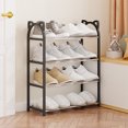 thumbnail image 3 of sruoe Shoe Rack, Shoe Racks for Shoes, New Shoe Racks, Shoe Racks for Bedroom, Shoe Rack Organizer, Small Shoe Rack for Entryway, Portable Home Shoe Rack, Plastic Shoe Rack, 3 of 5
