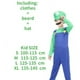 thumbnail image 5 of Disfraz de Super Luigi Brothers para adultos, mono con barba, sombrero y mochila, disfraz de Halloween, 5 of 5