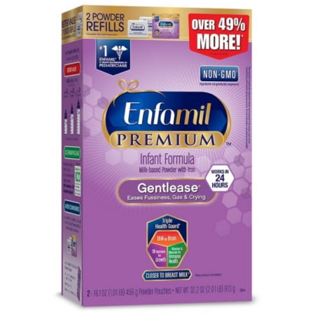 UPC 300878693770 product image for Enfamil Gentlease Formula for Fussiness, Gas and Crying - Powder - 32.2 oz Refil | upcitemdb.com