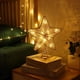 thumbnail image 3 of Sombrero de copa para árbol de Navidad Luces LED navideñas Decoración para árbol de Navidad $ Decoración de estrella para copa de árbol de Navidad $ Decoración de estrella de cinco puntas para, 3 of 7