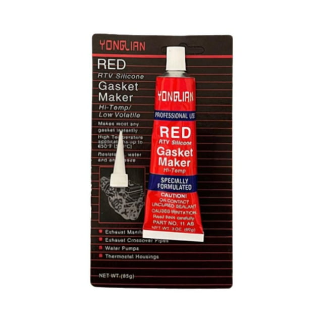 Scellant pour Moteur de Voiture Imperméable Rouge Scellant en Silicone Résistant à l'Huile