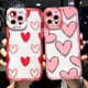 thumbnail image 2 of Funda de teléfono transparente con corazón de amor suave para iphone 11 12 13 14 Pro Max XS X XR 7 8 Plus SE 2020, funda trasera a prueba de golpes Tan Jianjun unisex, 2 of 2