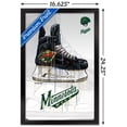 thumbnail image 3 of NHL Minnesota Wild - Drip Skate 21 Wall Poster, 14.725" x 22.375", Framed, 3 of 3